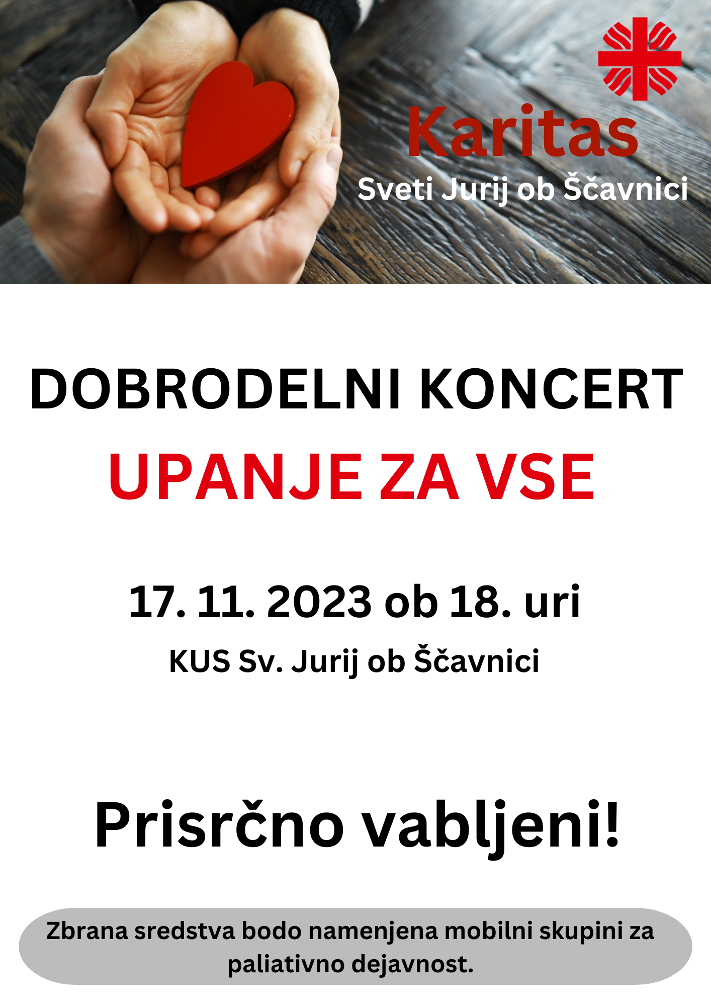 Karitas koncert plakat